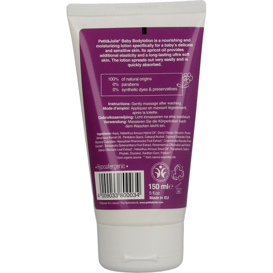 Petit & Jolie Baby bodylotion 150 Milliliter