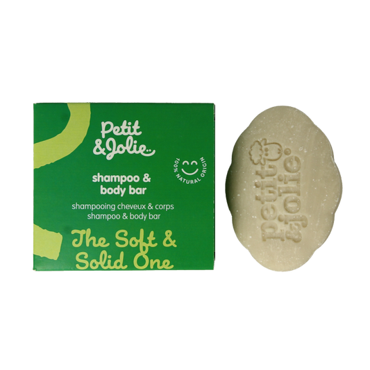 Petit & Jolie Shampoo & body bar voor baby's en kinderen 65 Gram