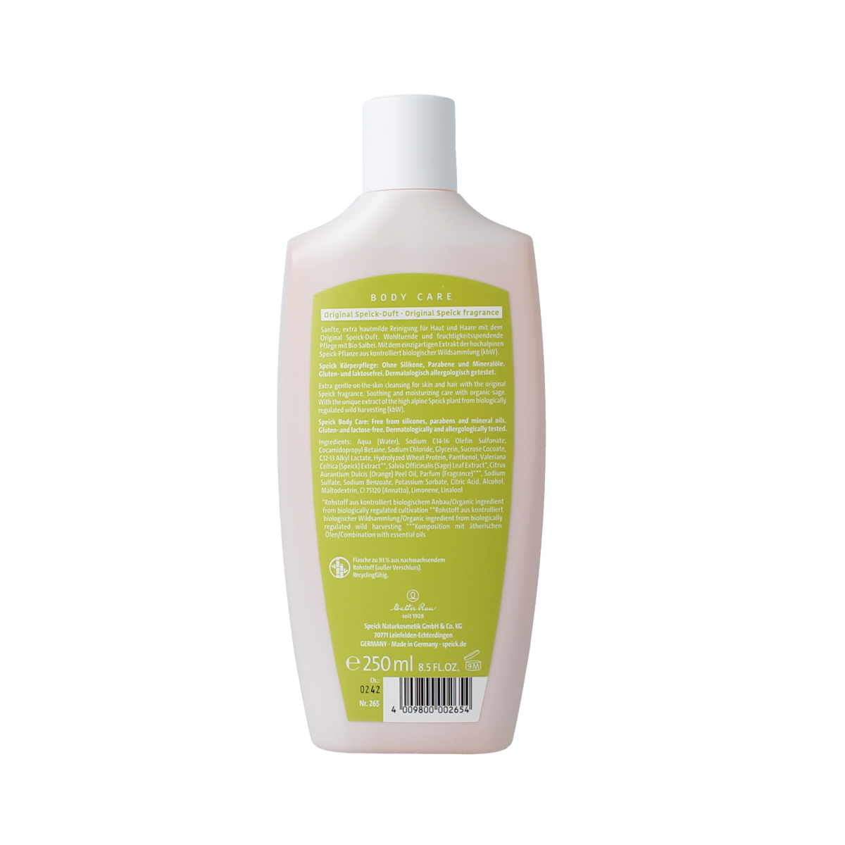 Speick Douchegel sensitive 250.00 Milliliter