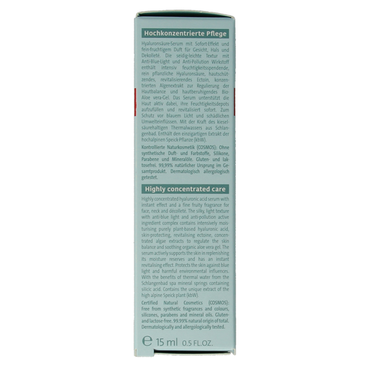 Speick Thermal sensitive hyaluron serum 15.00 Milliliter