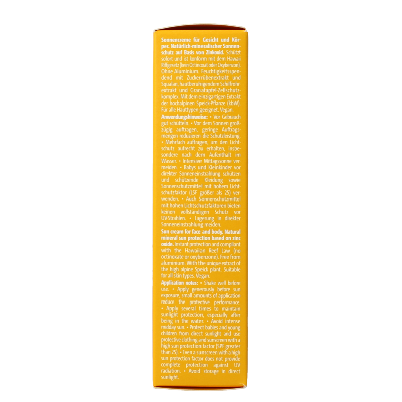 Speick Zonnecreme factor 30 bio 60 Milliliter