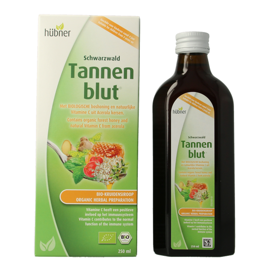 Hubner Tannenblut kruidensiroop bio 250 Milliliter