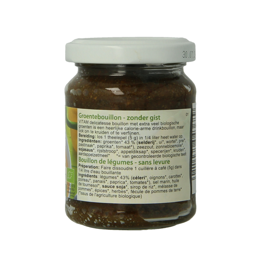 Vitam Groentebouillon zonder gist bio 150.00 Gram