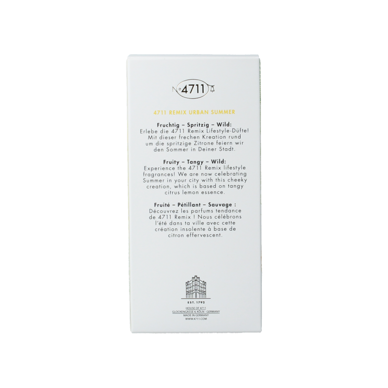 4711 Eau de cologne remix urban summer 100 Milliliter