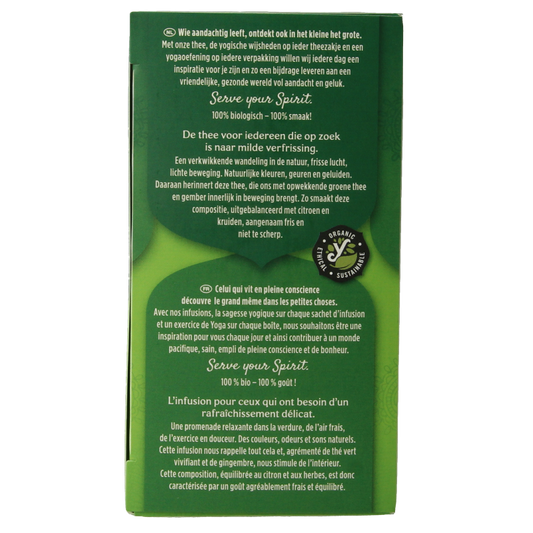 Yogi Tea Green tea ginger lemon bio 17 Zakjes