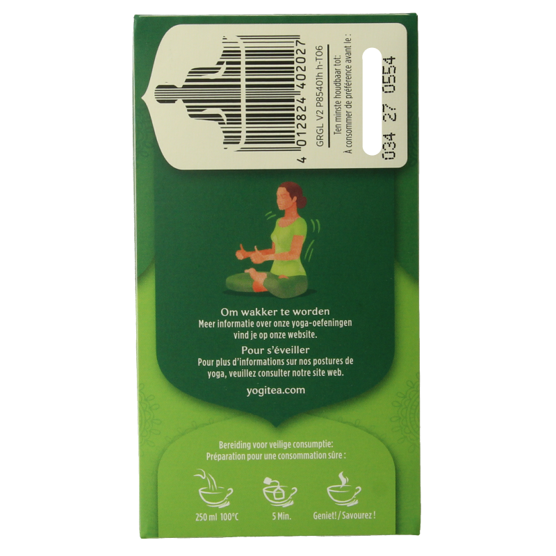 Yogi Tea Green tea ginger lemon bio 17 Zakjes