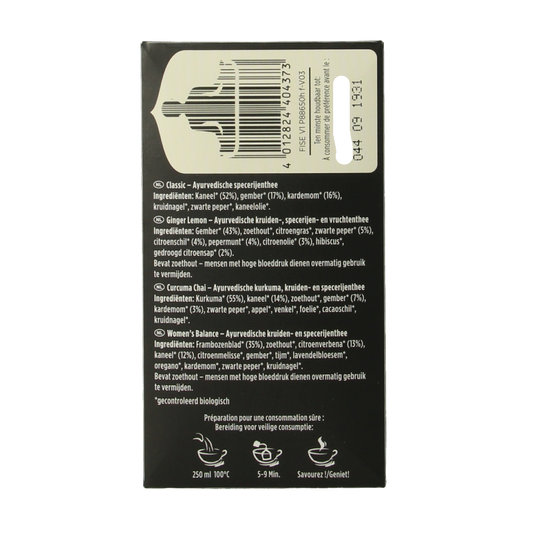 Yogi Tea Finest selection 6 x 3 stuks bio 18 Zakjes