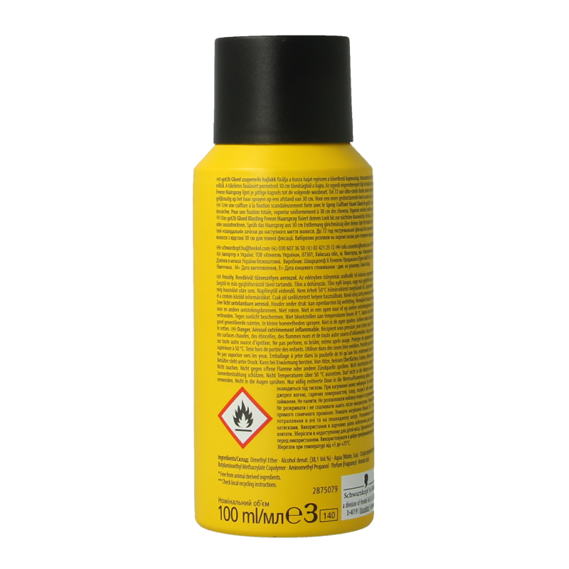 Got2b Glued blasting freeze hairspray mini 100 Milliliter