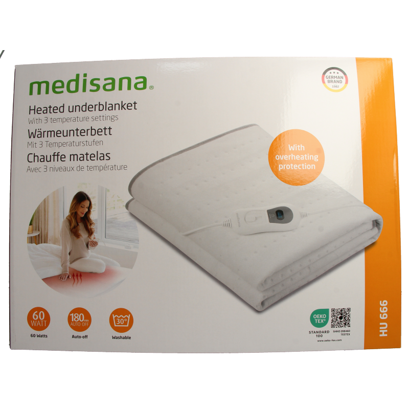 Medisana Warmteonderdeken HU 666 1 Stuks