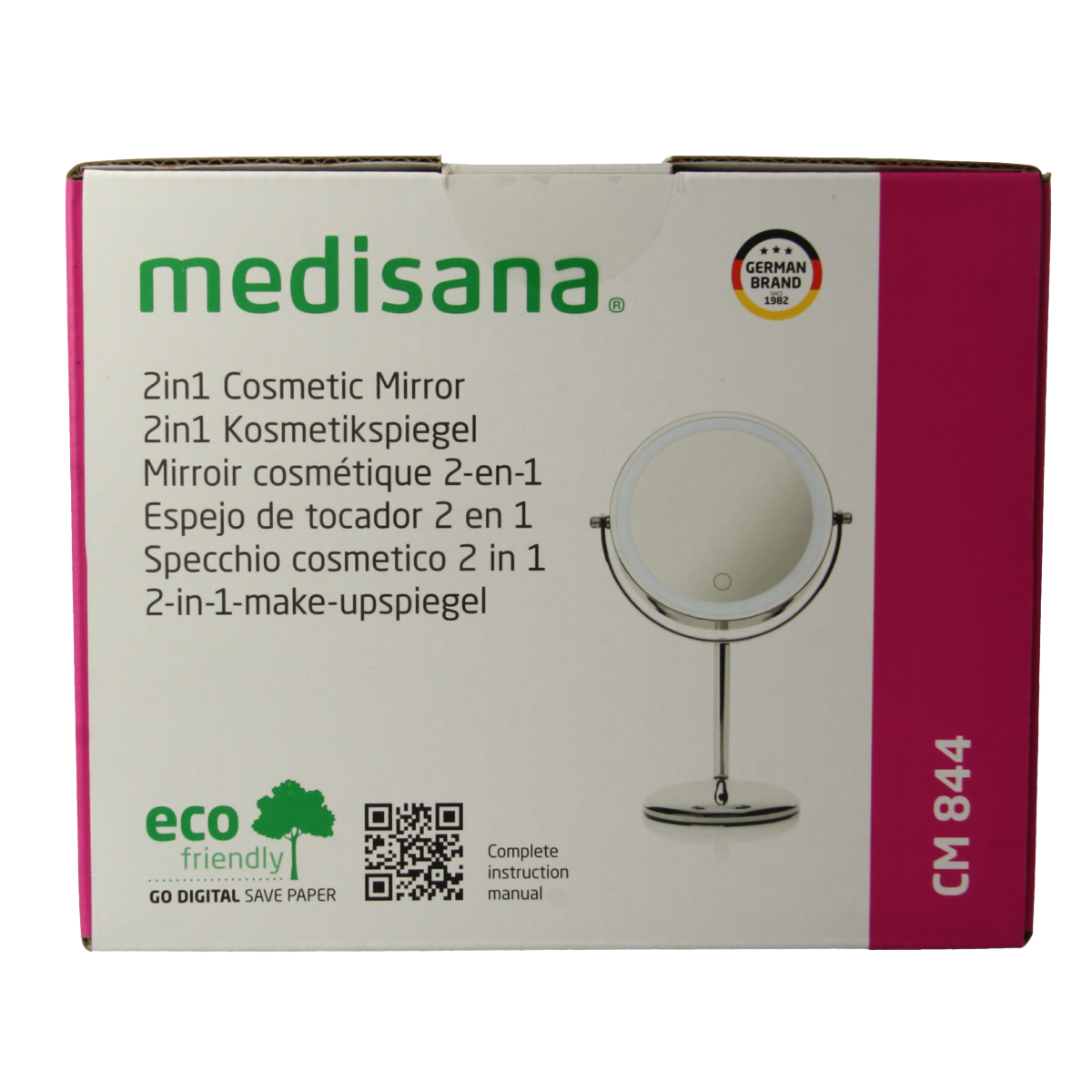 Medisana Cosmeticaspiegel 2 in 1 CM844 1.00 Stuks