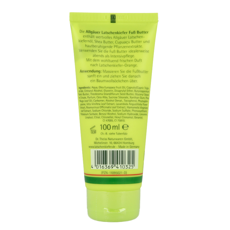 Allgauer Latshen Kiefer Latschenkiefer voetboter 100 Milliliter