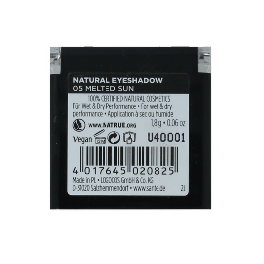 Sante Eyeshadow naturel 05 melted sun 1.8 Gram