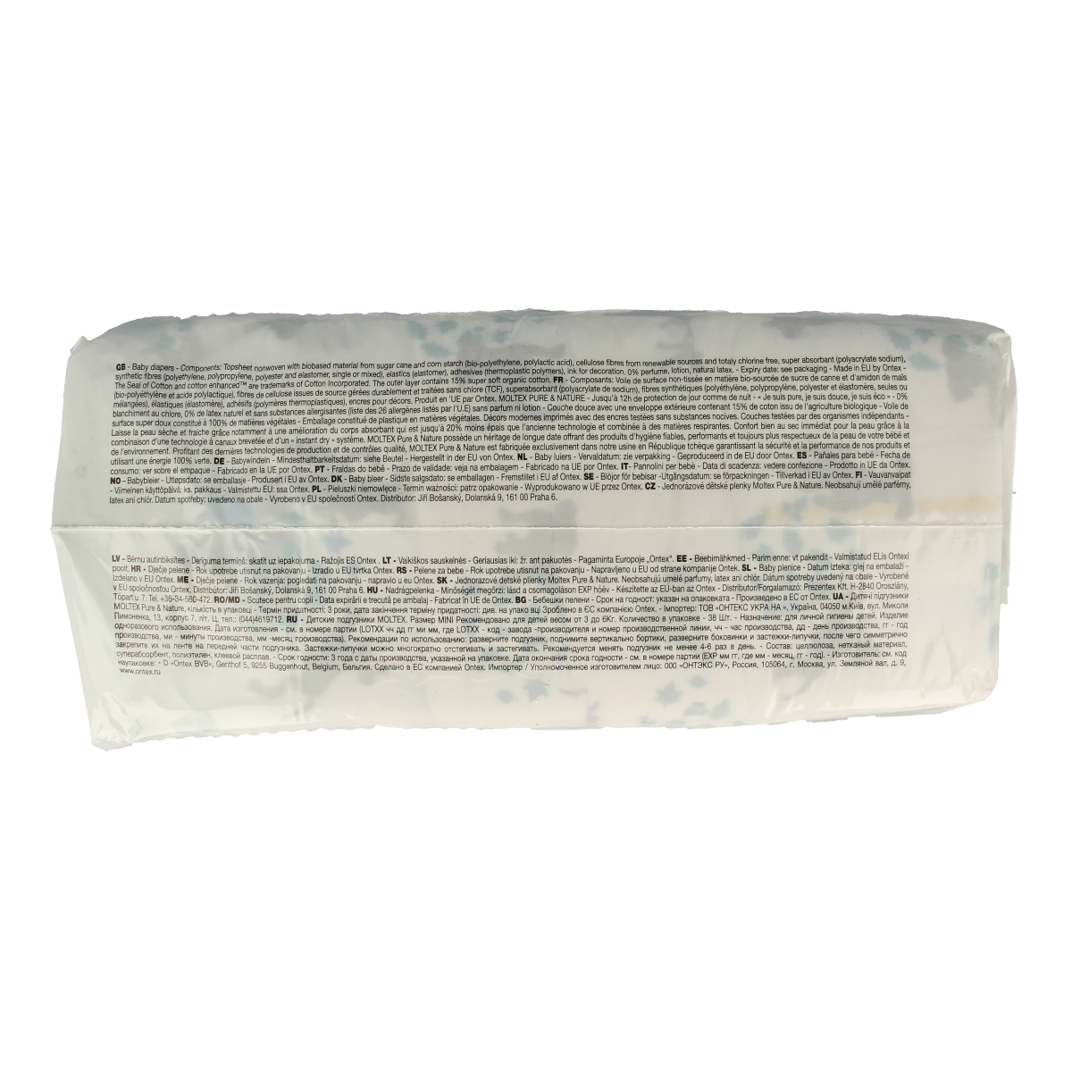 Moltex Pure & nature babyluiers junior 25 Stuks