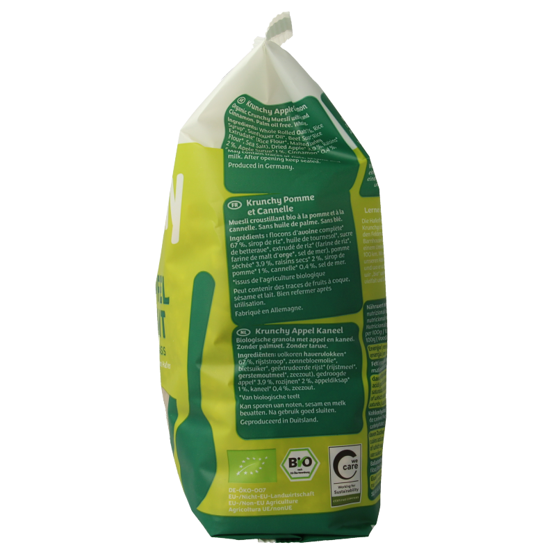 Barnhouse Krunchy appel kaneel bio 375 Gram