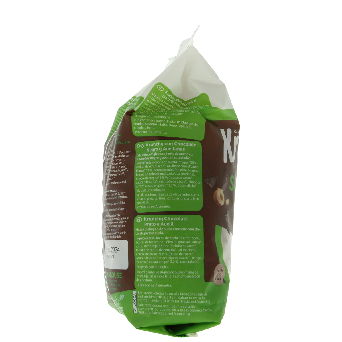 Barnhouse Krunchy choco puur-noten 375.00 Gram