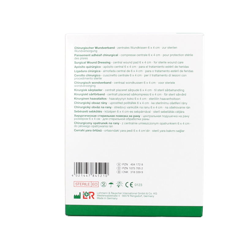 Curapor Wondpleister 10 x 8cm steriel 5 Stuks