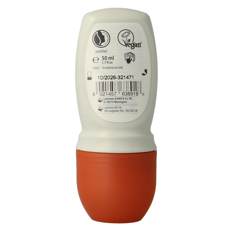 Lavera Deodorant roll-on natural & strong bio 50 Milliliter
