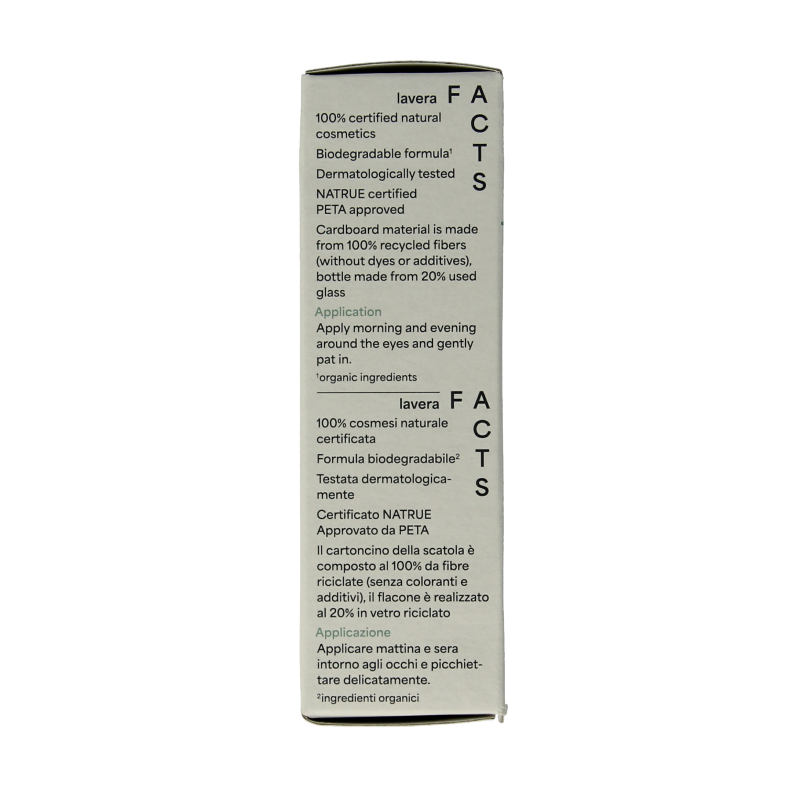Lavera Barrier balance eye cream bio 15 Milliliter