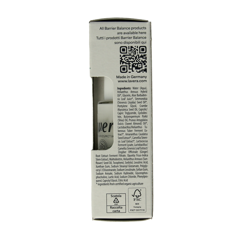 Lavera Barrier balance eye cream bio 15 Milliliter