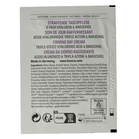Lavera Sample firming daycream bio 100.00 Stuks