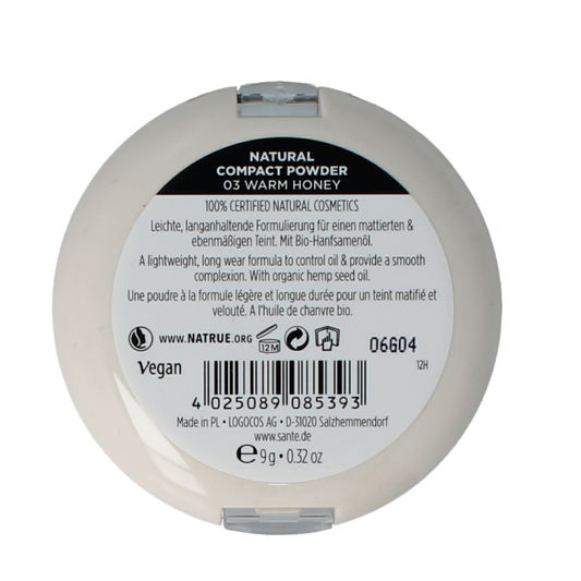 Sante Compact powder 03 warm honey 9 Gram