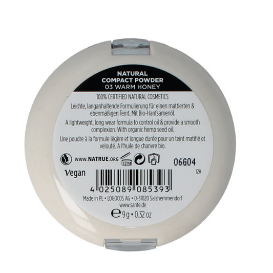 Sante Compact powder 03 warm honey 9.00 Gram