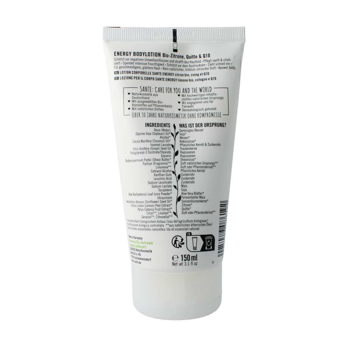 Sante Energy bodylotion 150.00 Milliliter