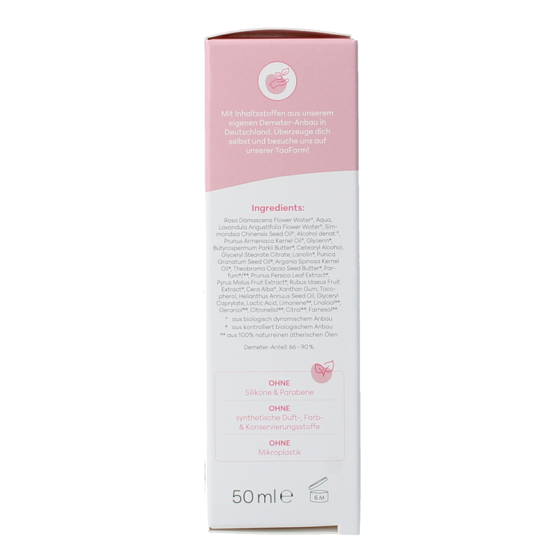 Baldini Nachtcreme rijk rose demeter 50 Milliliter
