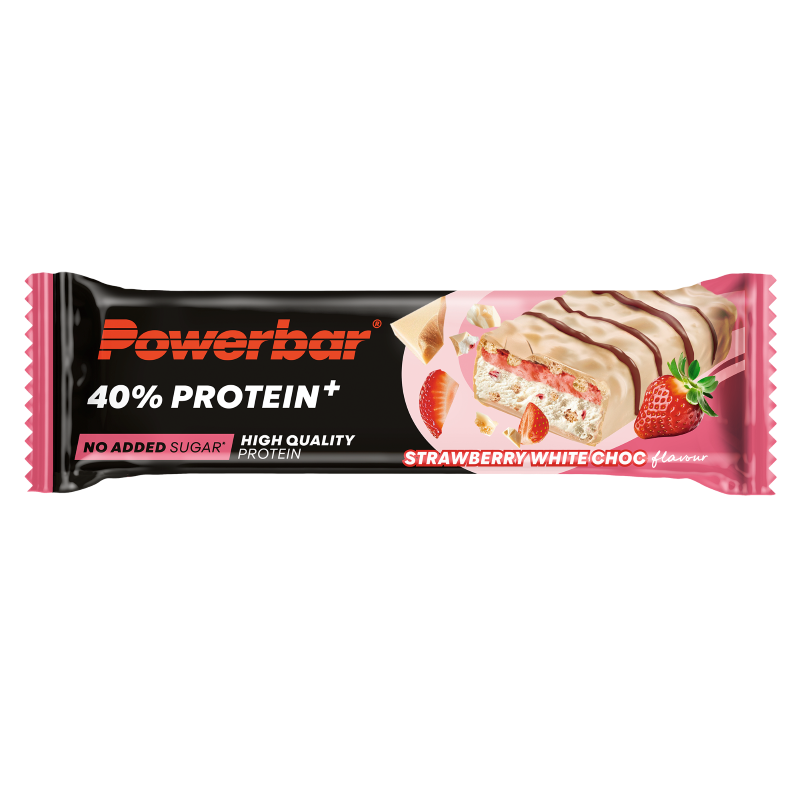 Powerbar Protein+ bar crisp strawberry & white chocolate 40.00 Gram