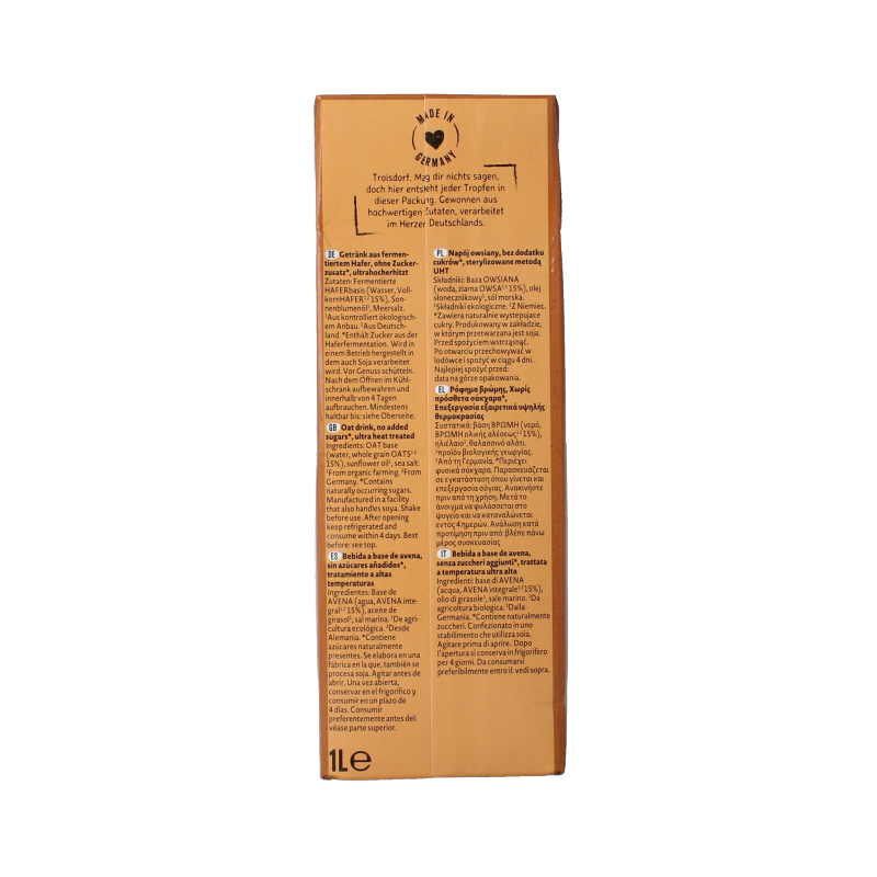 Natumi Haverdrink natural bio 1 Liter