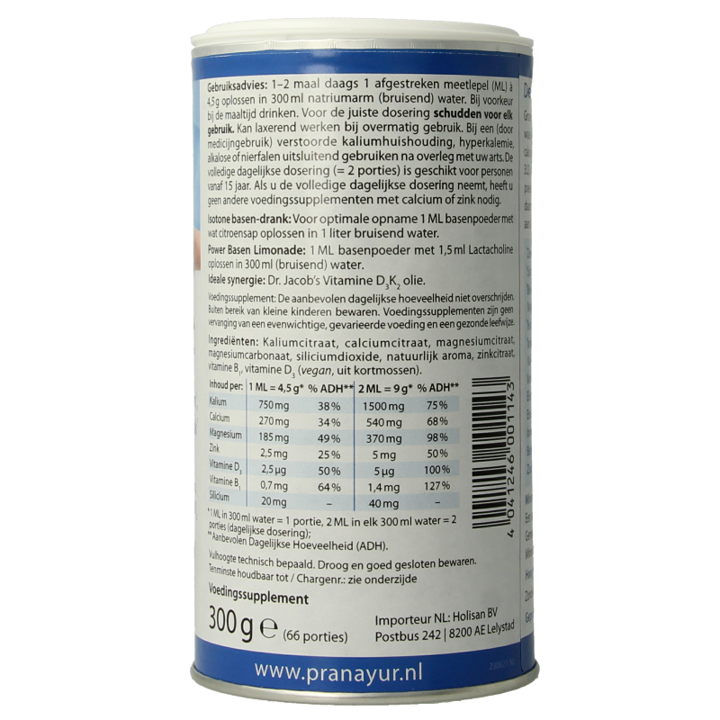 Dr. Jacob's PH Correct poeder 300 Gram