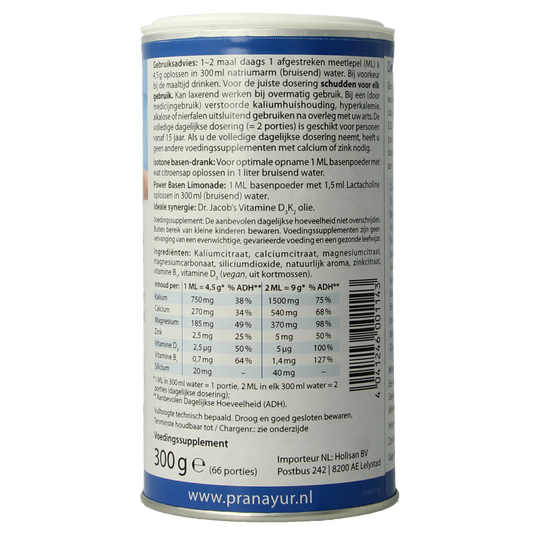 Dr. Jacob's PH Correct poeder 300.00 Gram