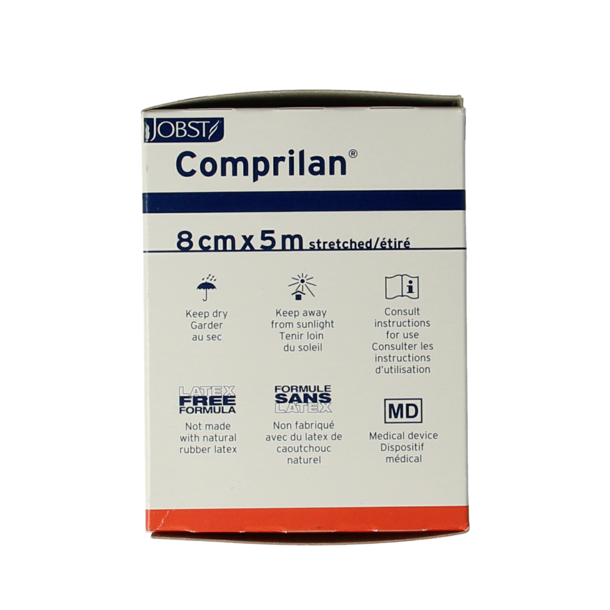 Comprilan Korte rek zwachtel 5m x 8cm 1.00 Stuks