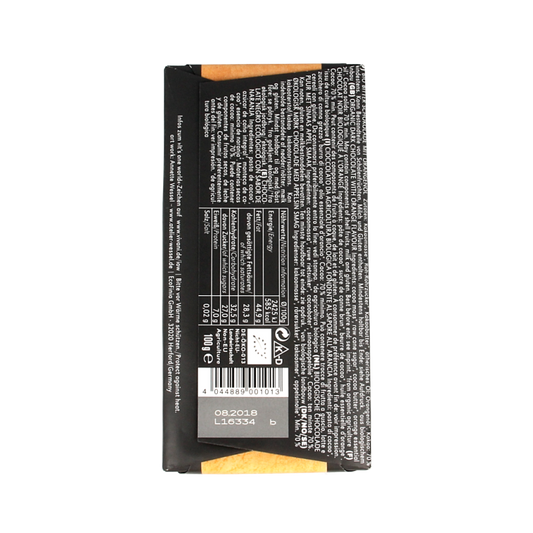 Vivani Chocolade puur met sinaasappel bio 100 Gram