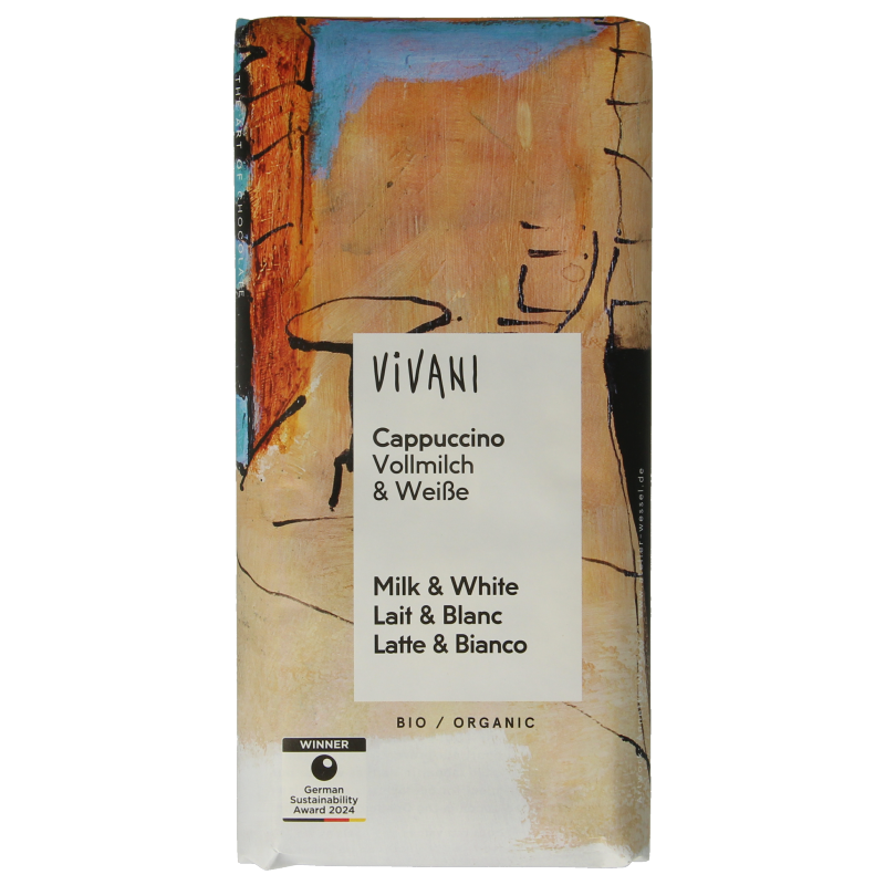 Vivani Chocolade cappuccino bio 100 Gram