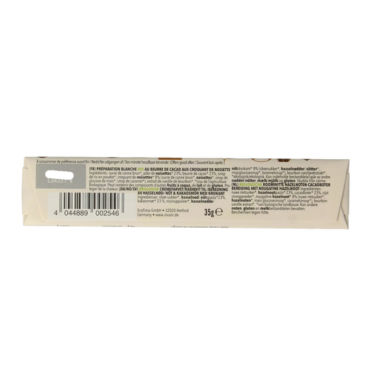 Vivani Chocolate To Go white nougat crisp bio 35.00 Gram