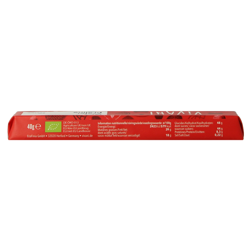 Vivani Chocolate To Go wafer praline bio 40 Gram