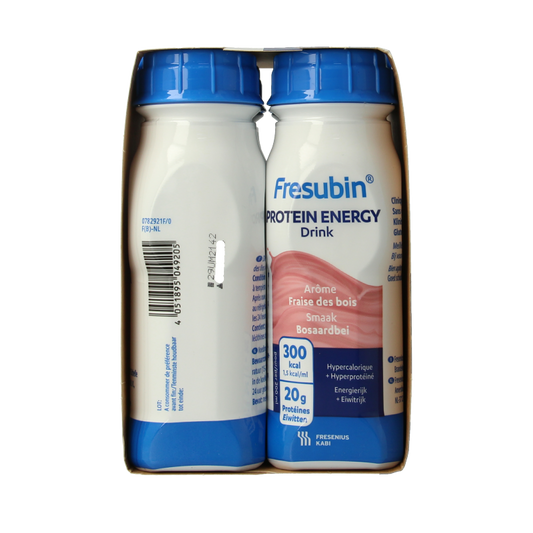 Fresubin Protein bosaardbei 200ml 4 Stuks