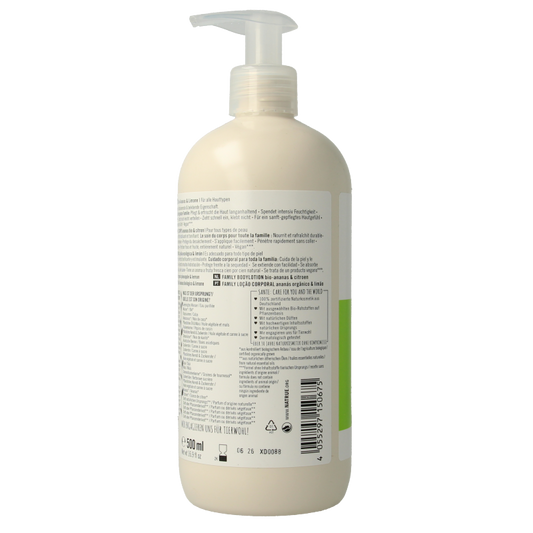 Sante Family bodylotion pineapple & lime 500 Milliliter