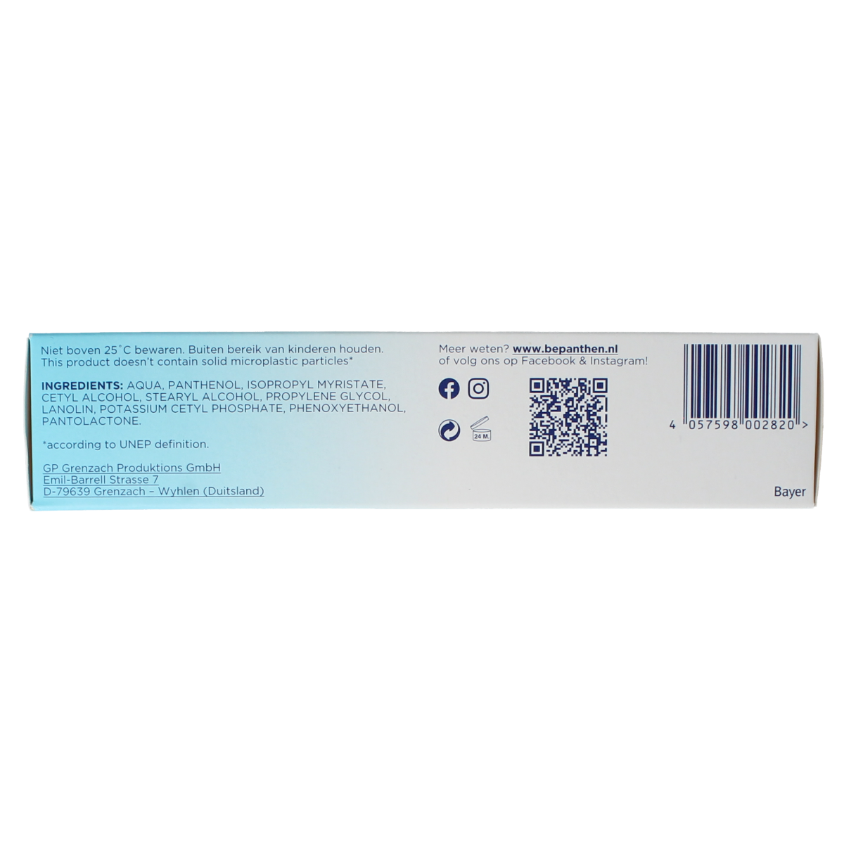 Bepanthen Creme verzorgend 100.00 Gram