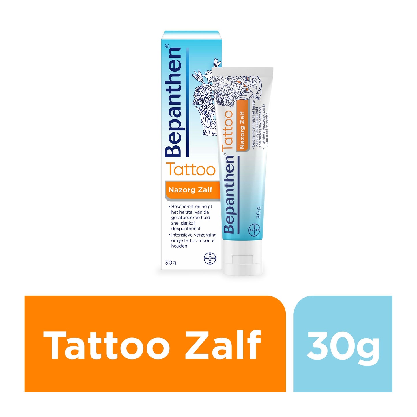 Bepanthen Tattoo nazorg zalf 30 Gram
