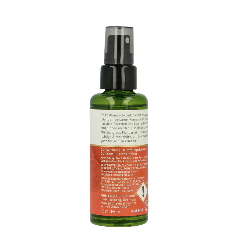 Primavera Roomspray happiness bio 50 Milliliter