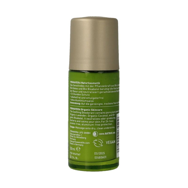 Primavera Deodorant relaxing soothing 50 Milliliter