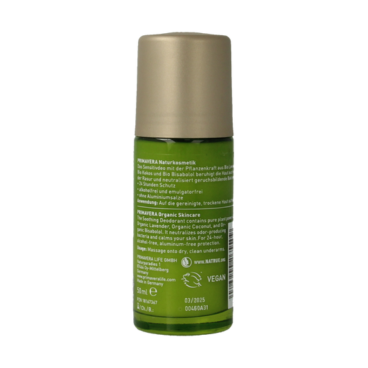 Primavera Deodorant relaxing soothing 50.00 Milliliter