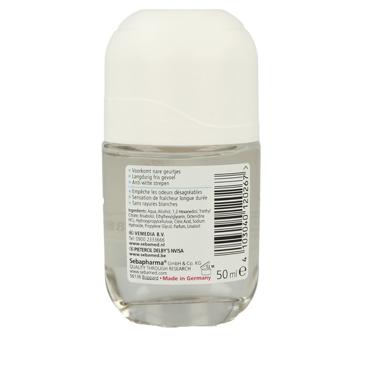 Sebamed Deodorant roller neutraal 50.00 Milliliter