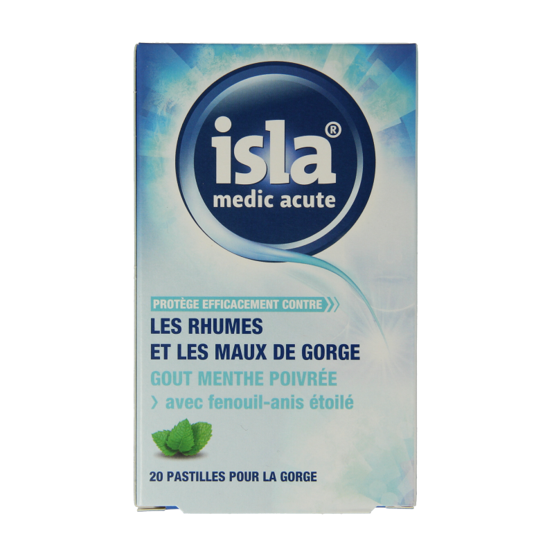 Isla Medic acute keelpastilles 20 Pastilles