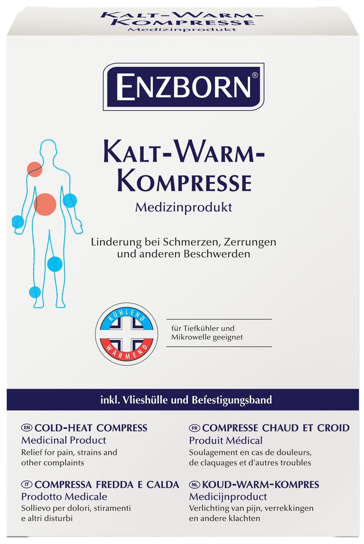ENZBORN Koud-warm kompres 12x29cm 1.00 Stuks
