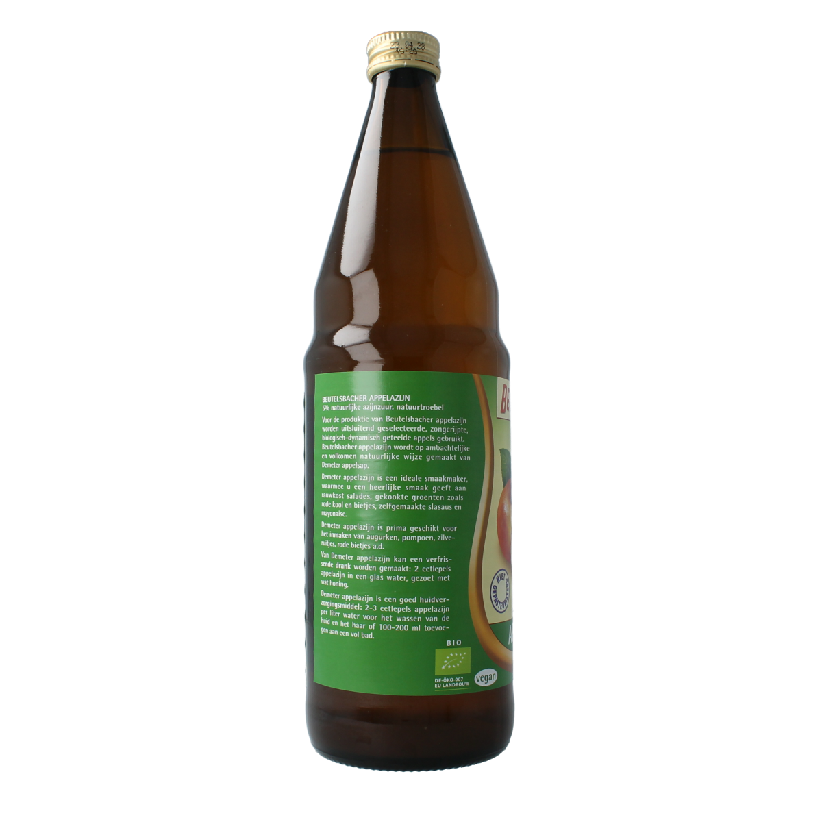Beutelsbacher Appelazijn bio 750.00 Milliliter