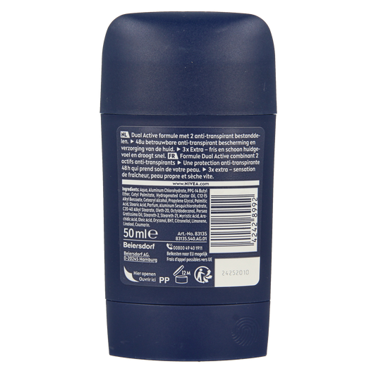 Nivea Men deodorant dry stick impact 50.00 Milliliter