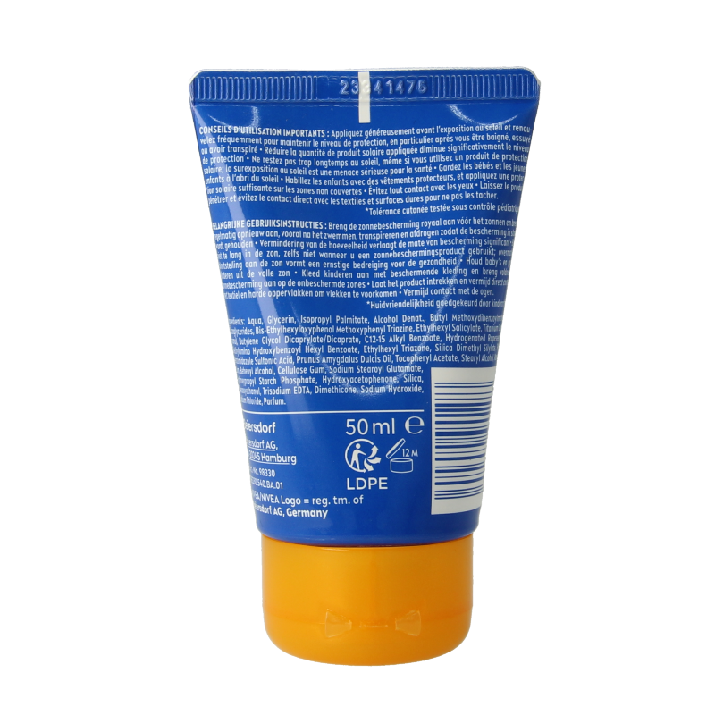 Nivea Sun kids melk SPF50+ 50 Milliliter
